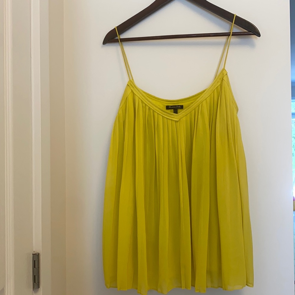 2/40$* Massimo Dutti spaghetti straps Top